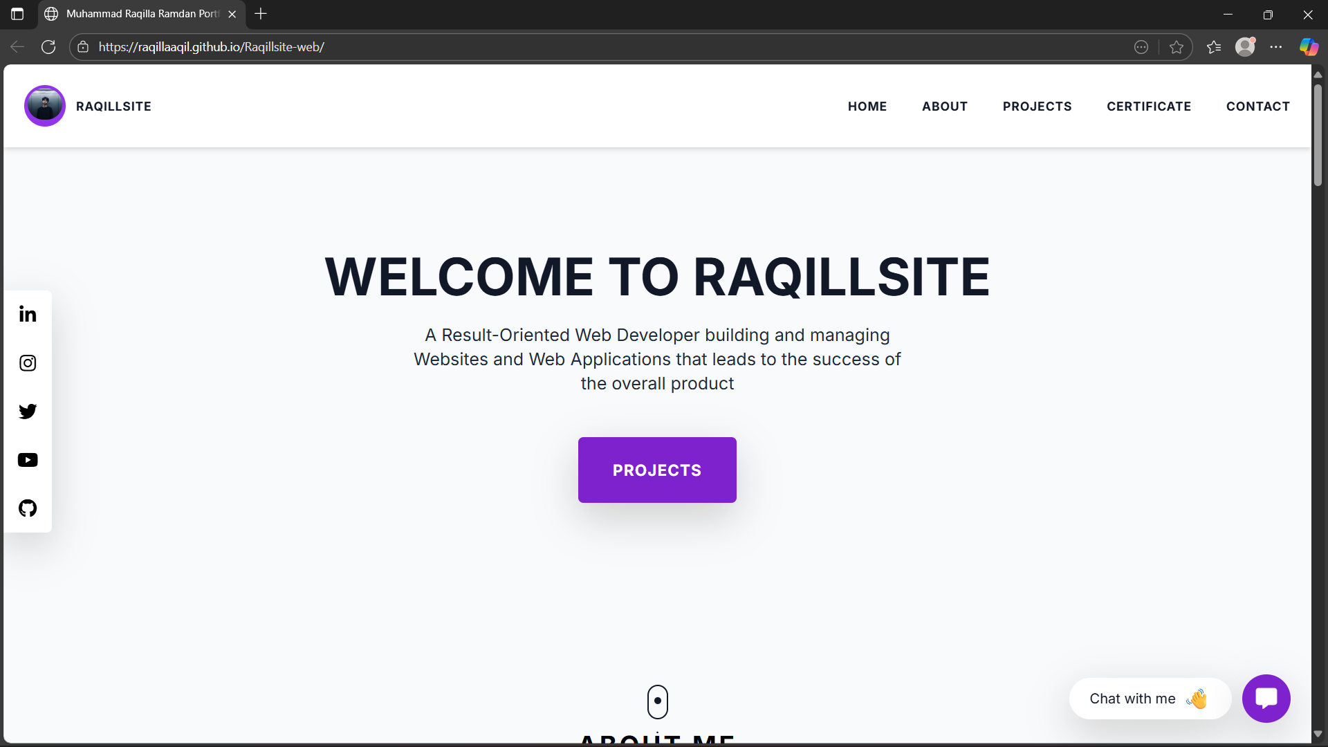 web personal branding